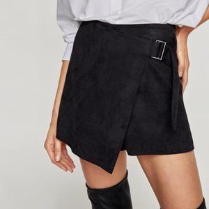 Zara Suede Skort with Belt!